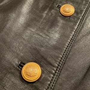 Beautiful 100% leather pencil skirt